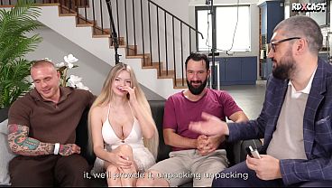 Angelica Heaven - After a Heartfelt Interview This Barbie Slut Happily Takes Ass and Mouth Fuck From Lando Ryber & Sam Garro!