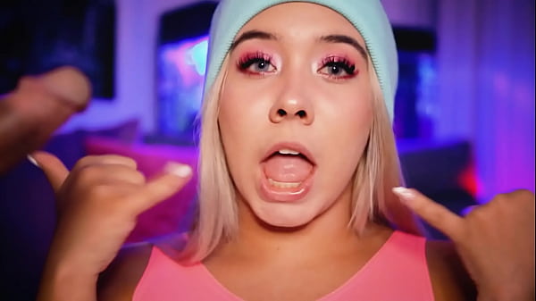 Pretty girl sucks a hard cock for you